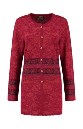 Alpaca Vest Jullieta Rood