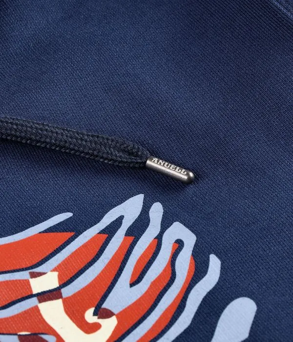 ANUELL SLICKUM ORGANIC ZIPHOODIE (NAVY)
