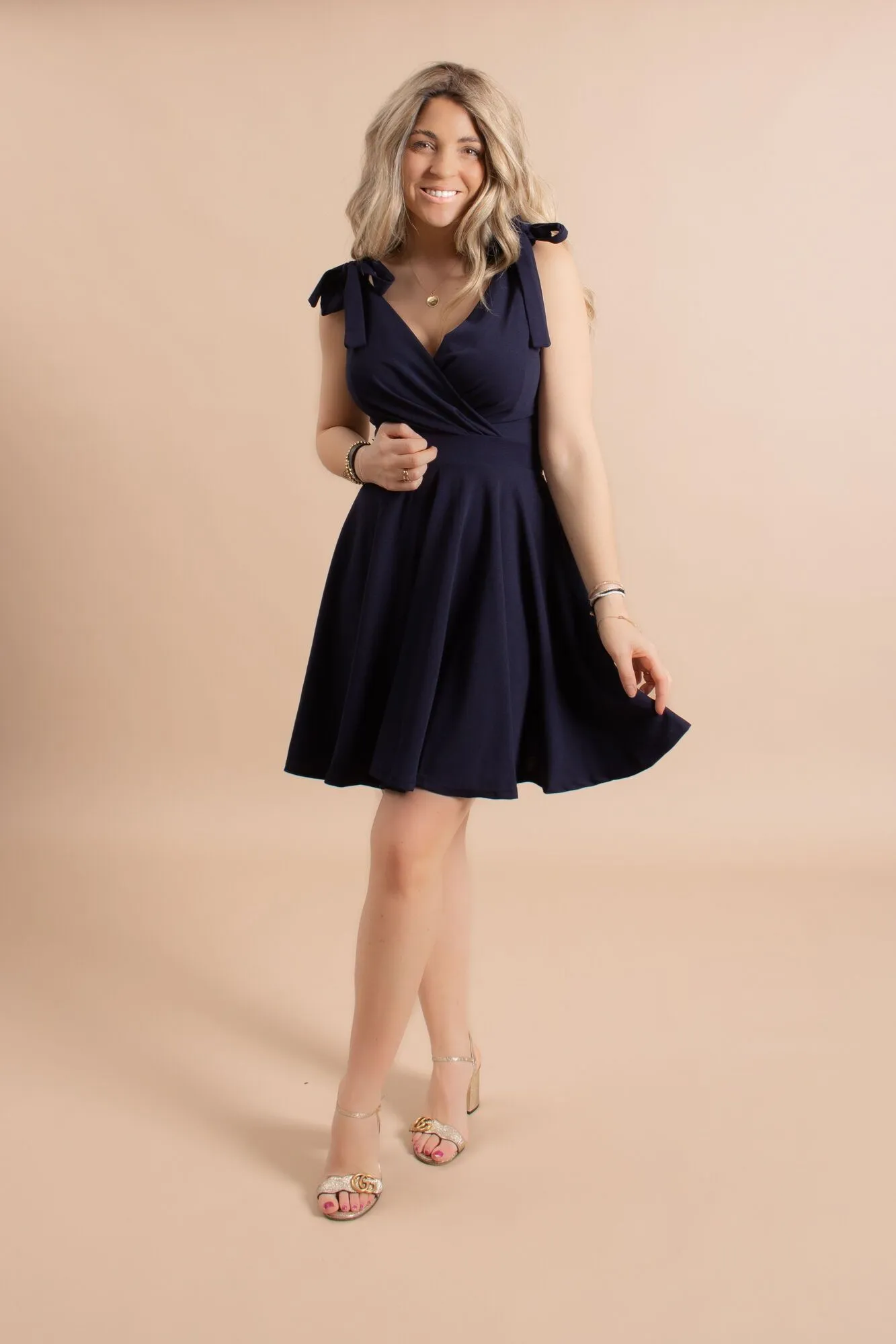By Hilke Dress Candy Dark Blue
