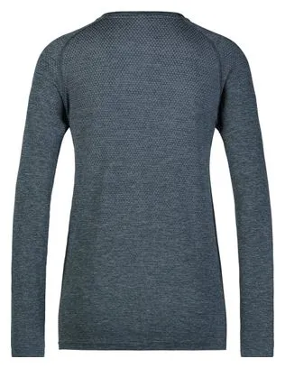 Dames Odlo Essentials Seamless Long Sleeve Jersey Blauw