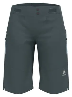 DAMES ODLO XALP EXPLORER MTB OVERSHORT GRIJS/BLAUW