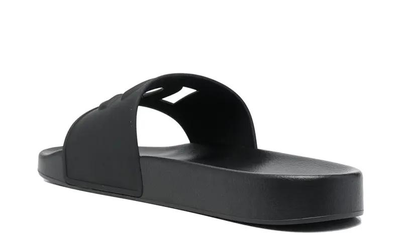 Dolce & Gabbana Slippers Black on Black