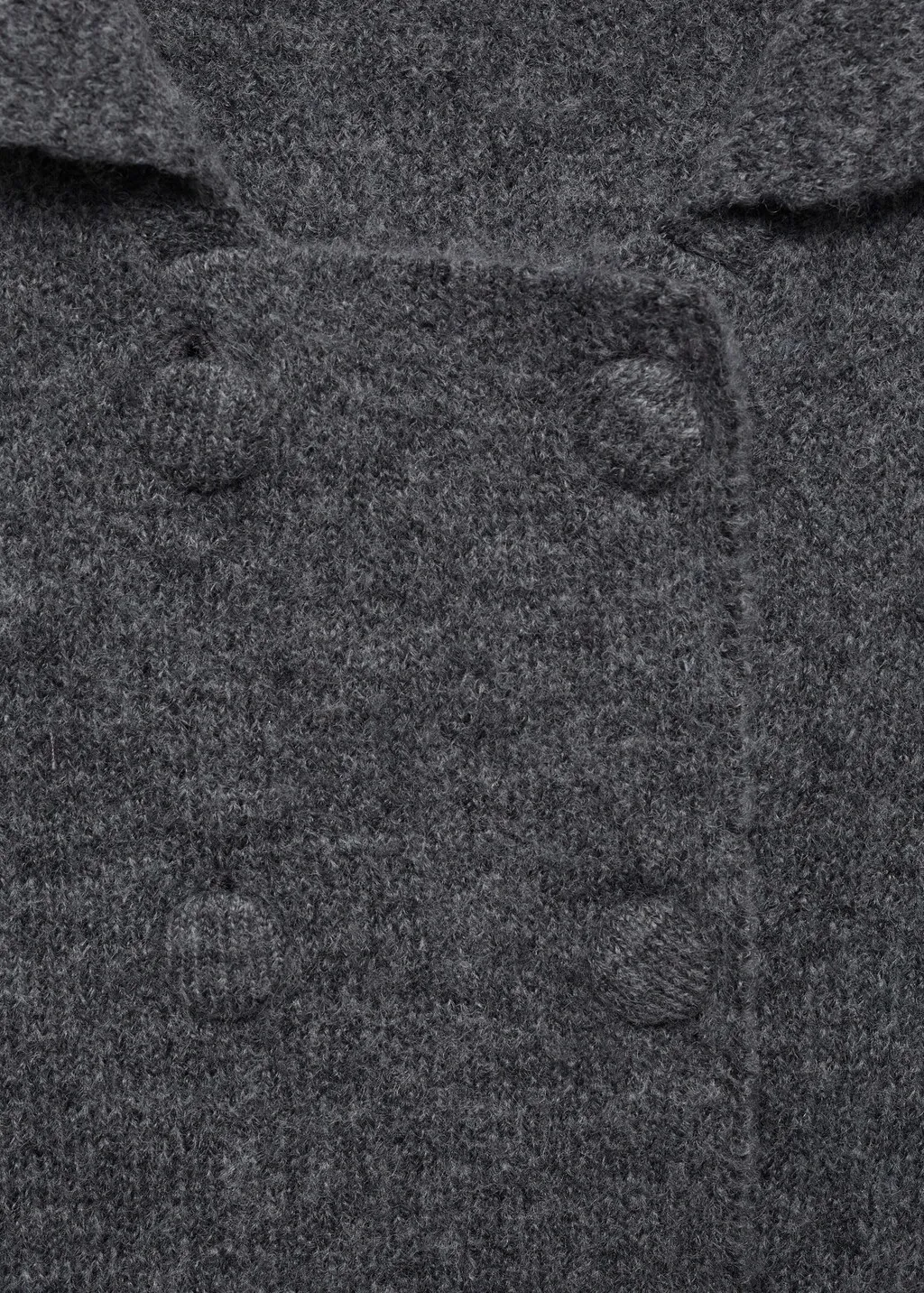  DOUBLEBREASTED KNITTED JACKET
