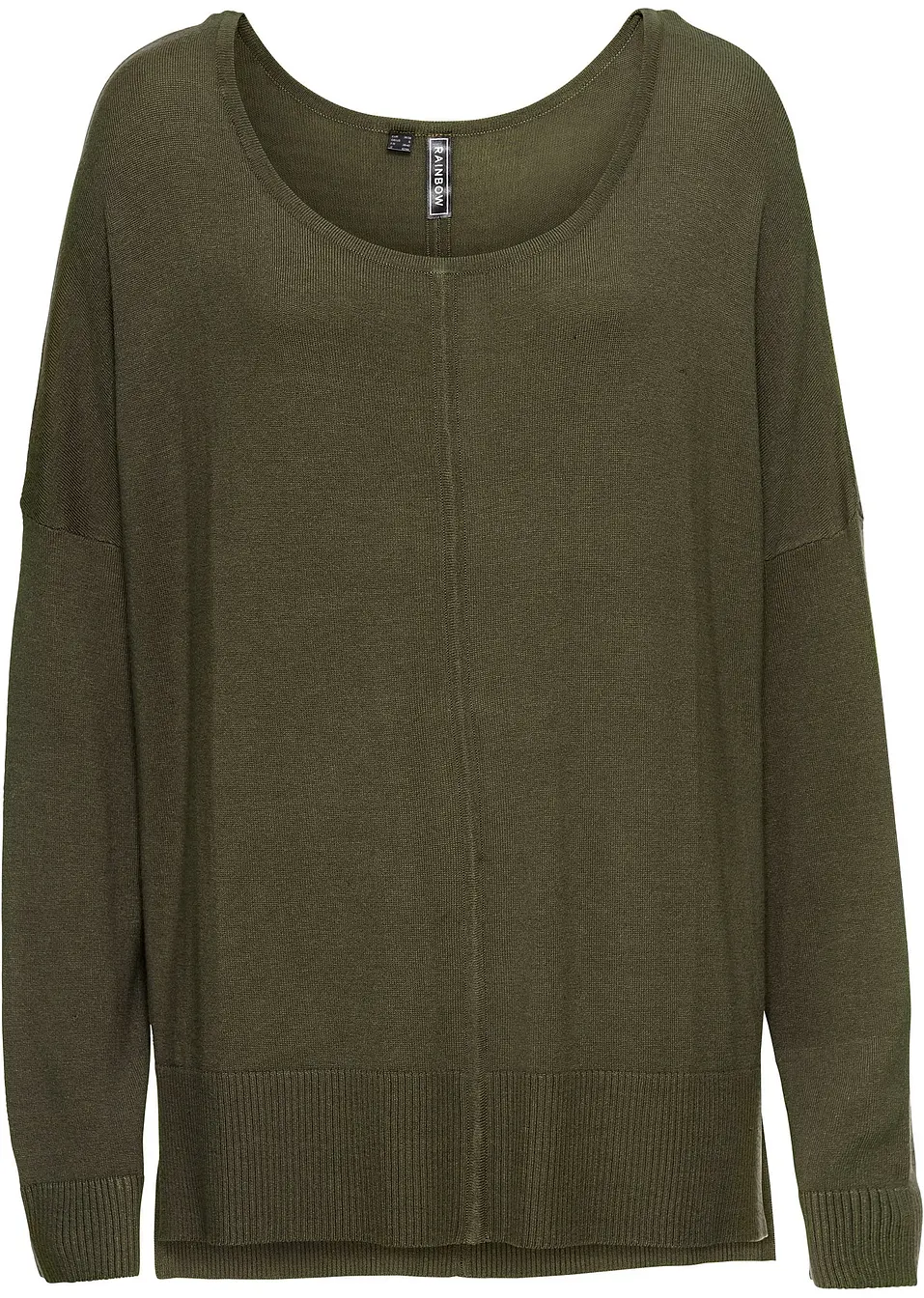 Gebreide oversized trui   
