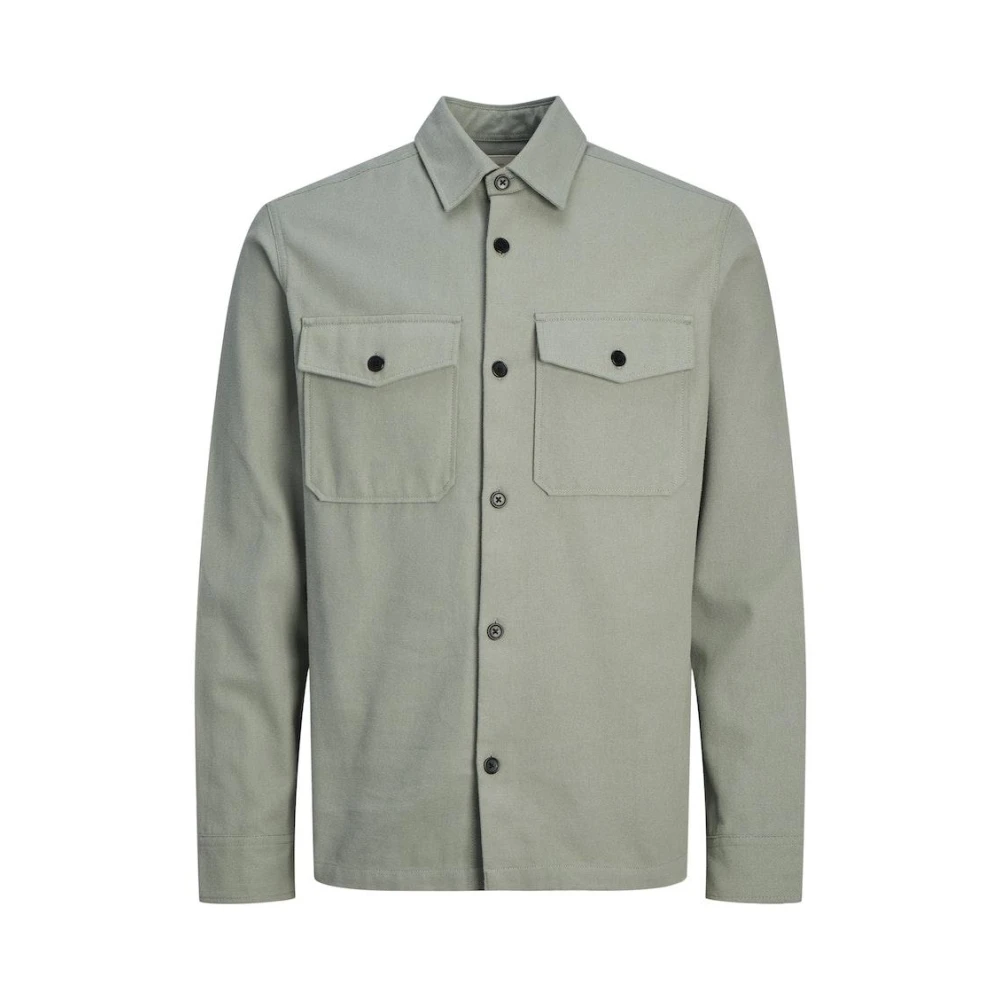 Jack & Jones Overhemd met lange mouwen JPRCCROY SPRING SOLID OVERSHIRT L S SN