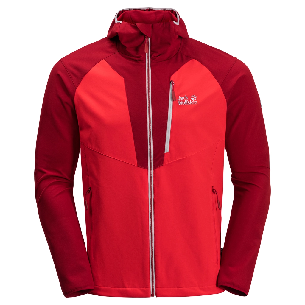 Jas Jack Wolfskin Men Kanuka Point Peak Red