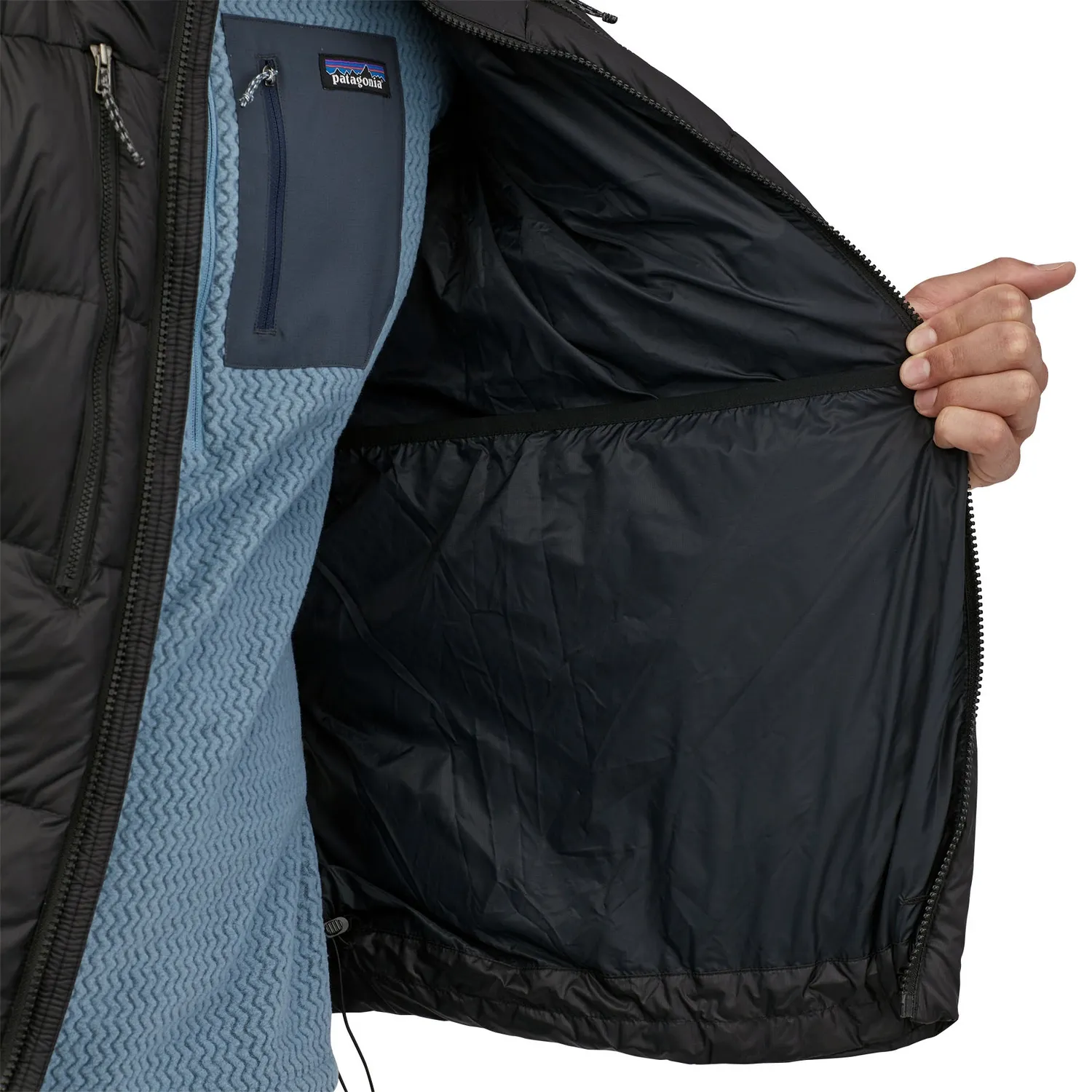 Jas Patagonia Men Fitz Roy Down Hoody Passage Blue
