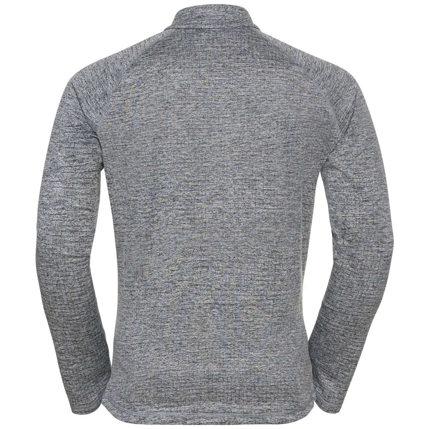 Longsleeve Odlo Men Mid Layer Full Zip Tencia Grey Melange