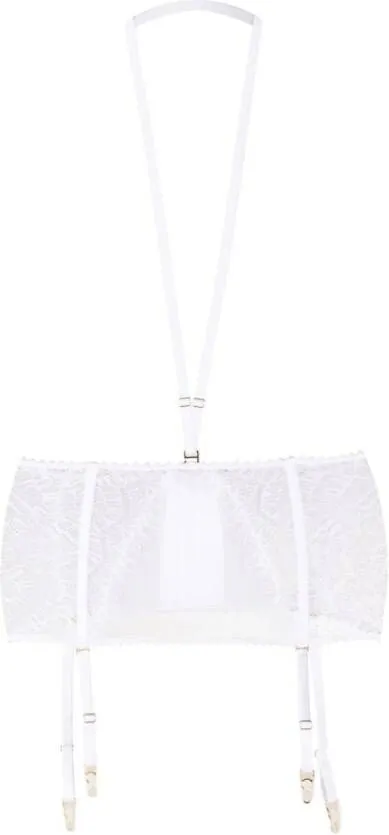 Maison Close Gehaakte bretels Wit
