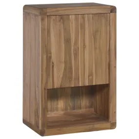 Medina Badkamerwandkast 45x30x70 cm massief teakhout