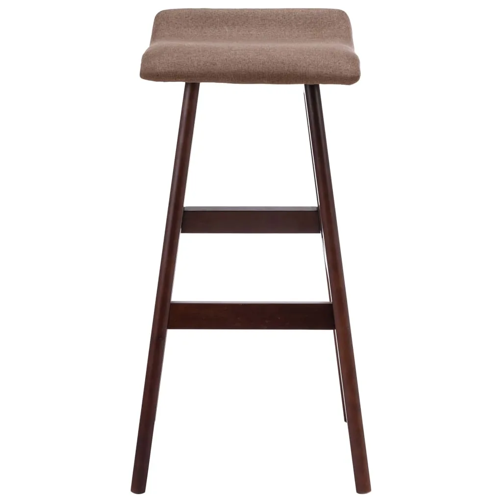 Medina Barstoelen 2 st stof taupe