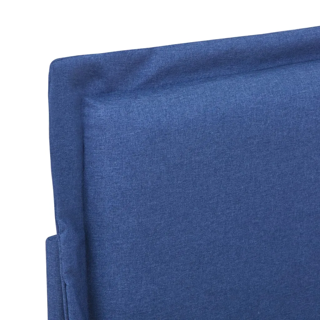 Medina Bedframe stof blauw 120x200 cm