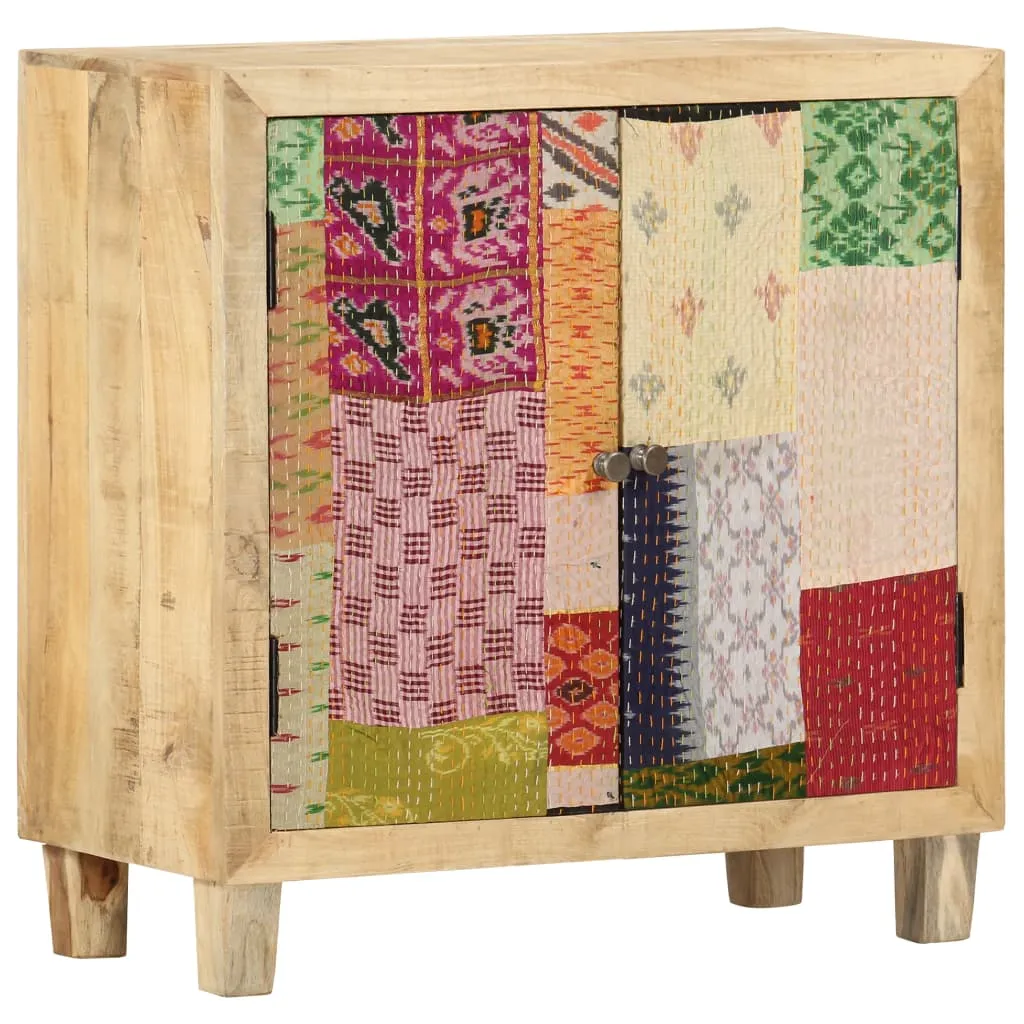 Medina Dressoir met patchwork 70x35x75 cm massief mangohout