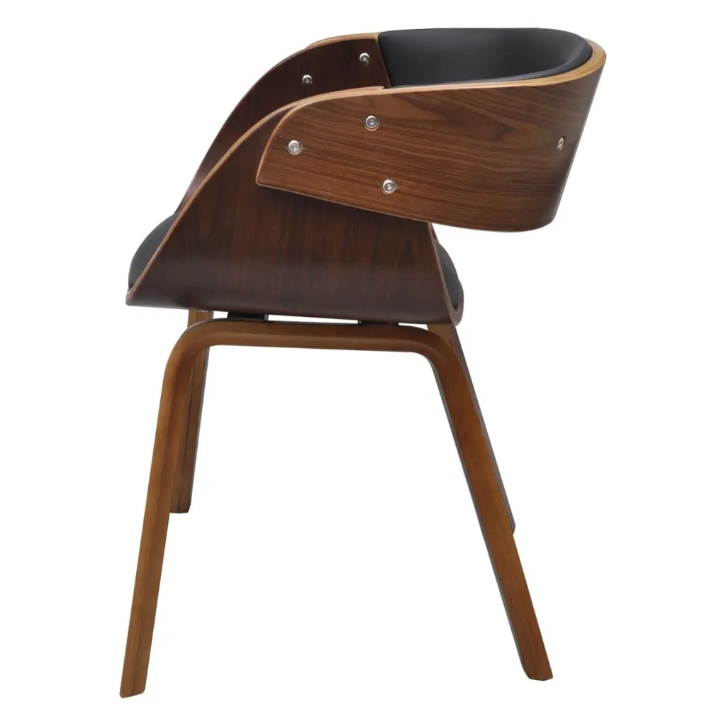 Medina Eetkamerstoelen 6 st kunstleer bruin