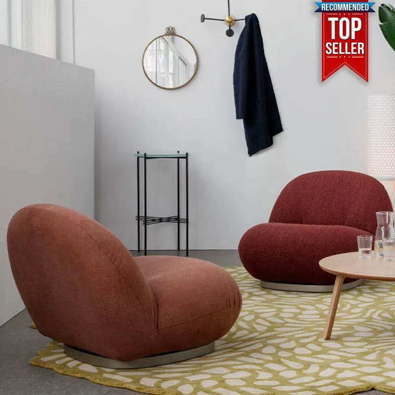 MEDINA LOUNGE STOEL  FAUTEUIL  MODERN  FLUWEEL
