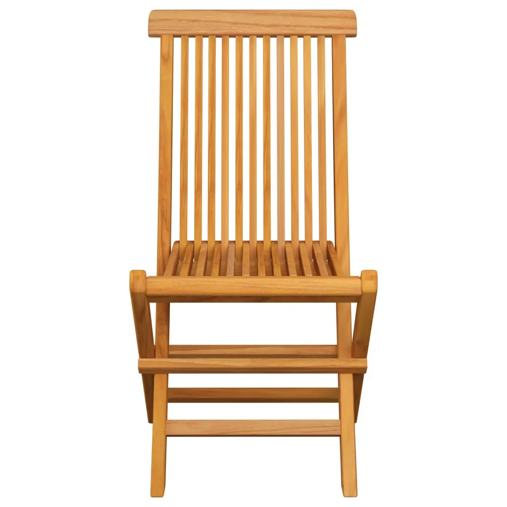 Medina Tuinstoelen 4 st met rode kussens massief teakhout
