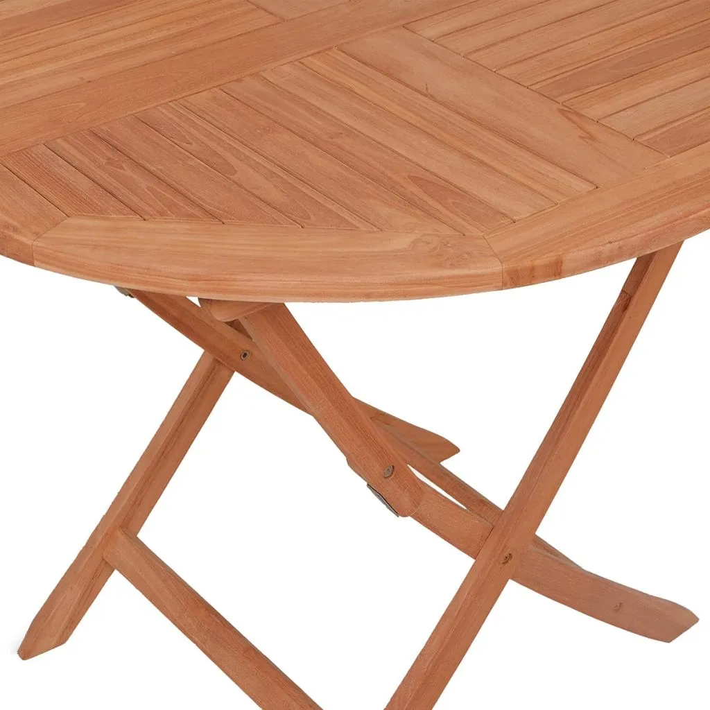 Medina Tuintafel inklapbaar 85x76 cm massief teakhout