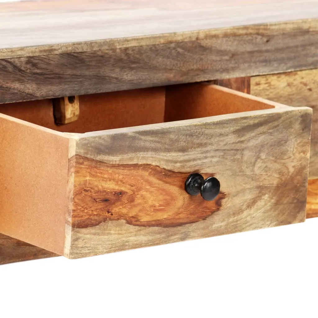 Medina Wandtafel 100x25x20 cm massief sheeshamhout
