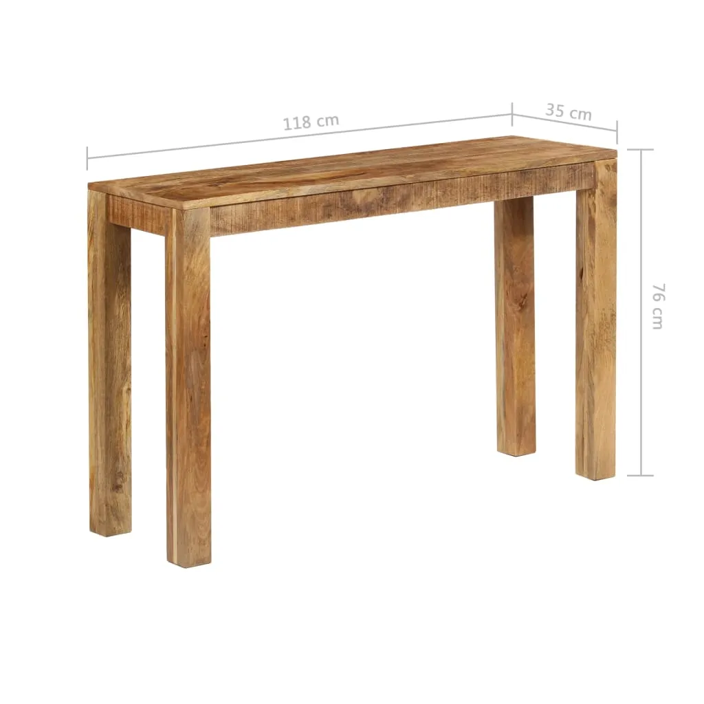 Medina Wandtafel 118x35x76 cm massief mangohout