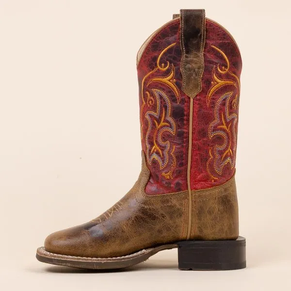 OLD WEST BSC1985 COWBOYLAARSJES BRUIN  ROOD