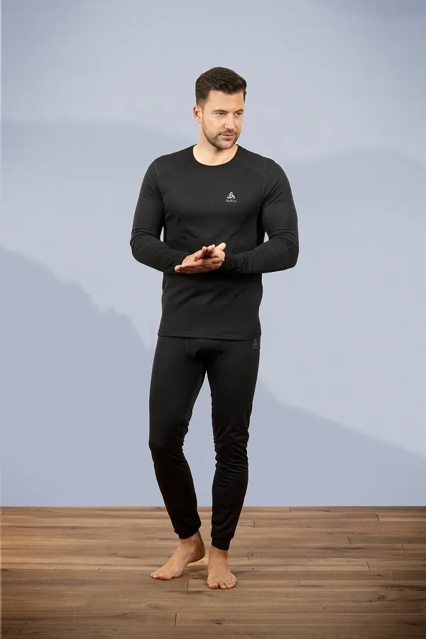Ondershirt Odlo Men Active Thermic Crew Neck L/S Poinciana