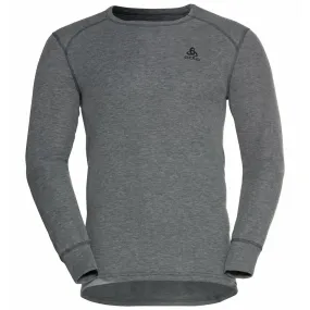 Ondershirt Odlo Men BL Top Crew Neck LS Active Warm Eco Odlo Steel Grey Melange