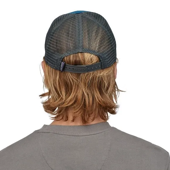 Pet Patagonia Unisex P6 Logo LoPro Trucker Hat Steller Blue