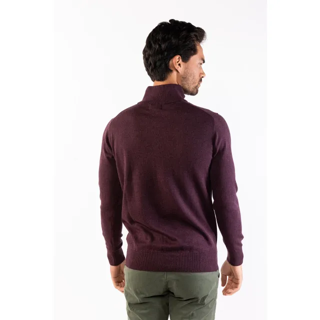 PRESLY & SUN Lewis zip knitted pullover
