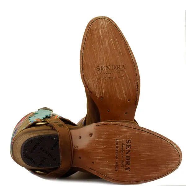 Sendra cowboylaarzen 15552 Ibiza Flota Ours Lavado bruin met spoor