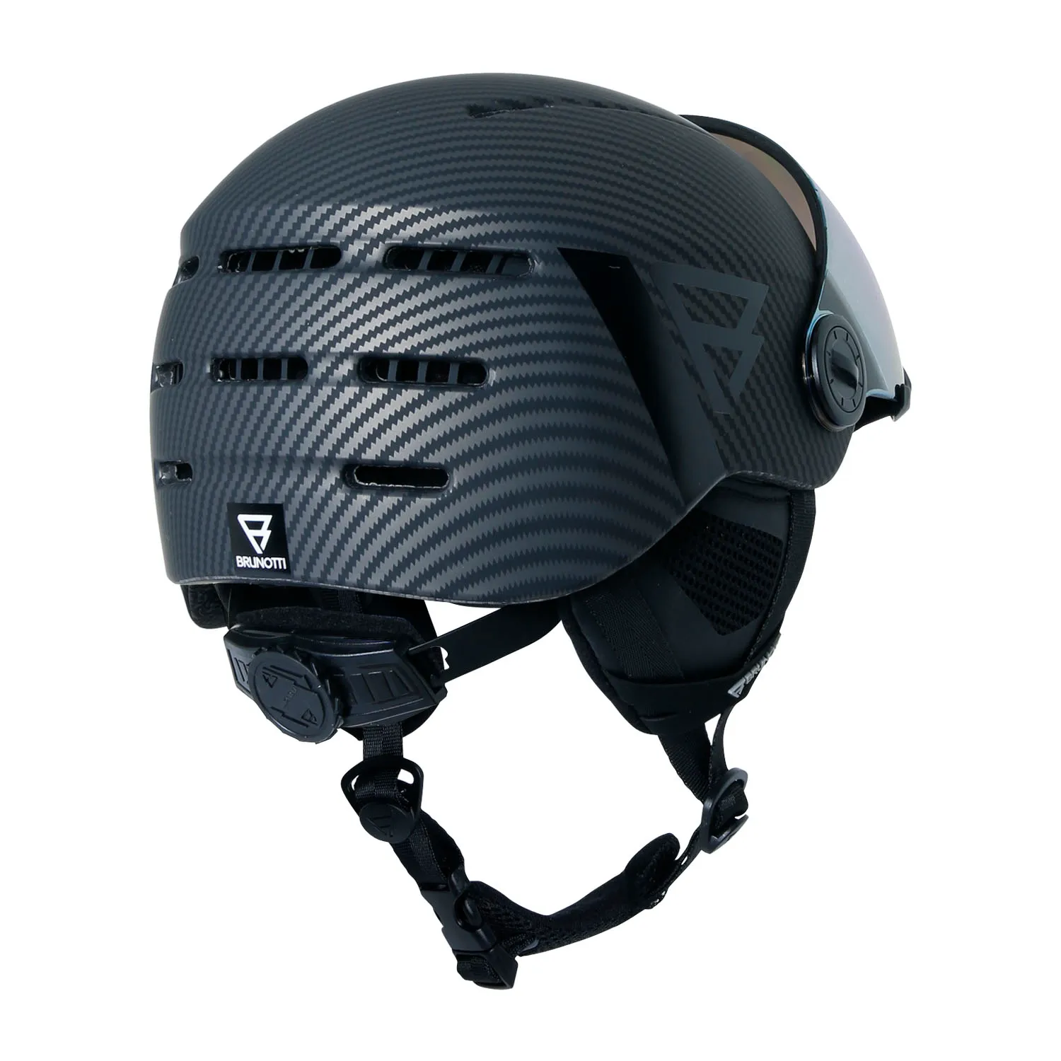 Skihelm Brunotti Unisex Robotic AO Obsidian