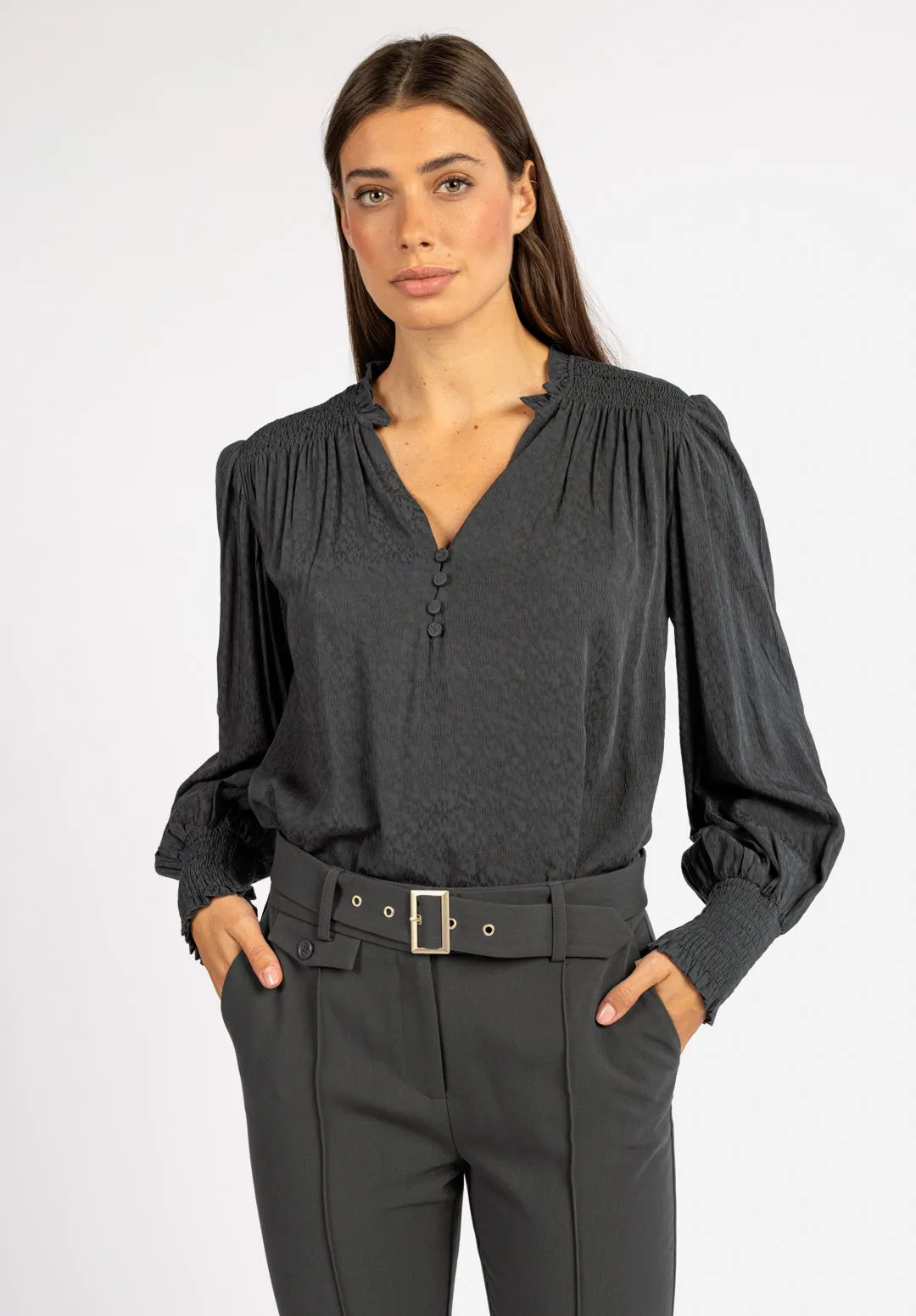 Stella Blouse Grijs