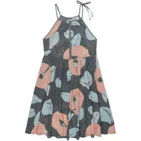 Strandjurk O'Neill Women High Neck Green Aop With Pink