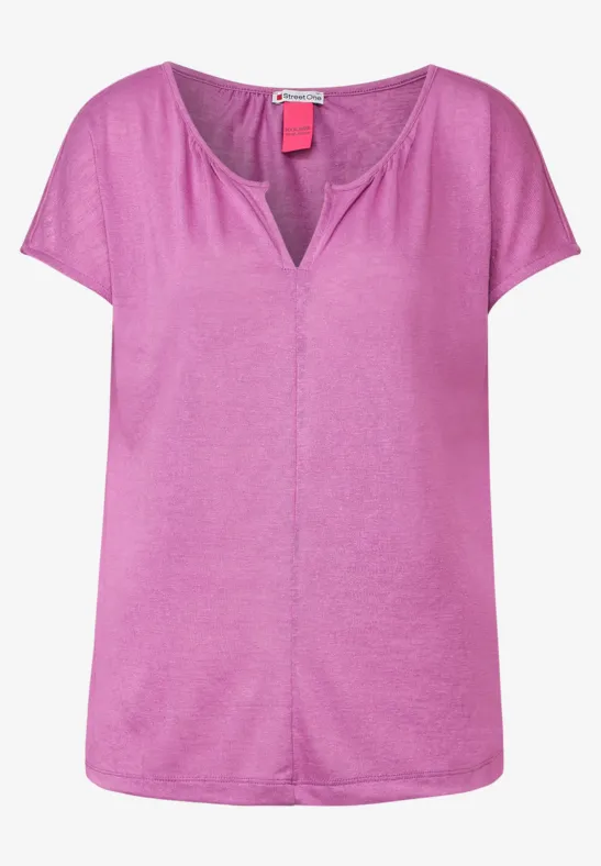 Street One Shirt in linnenlook