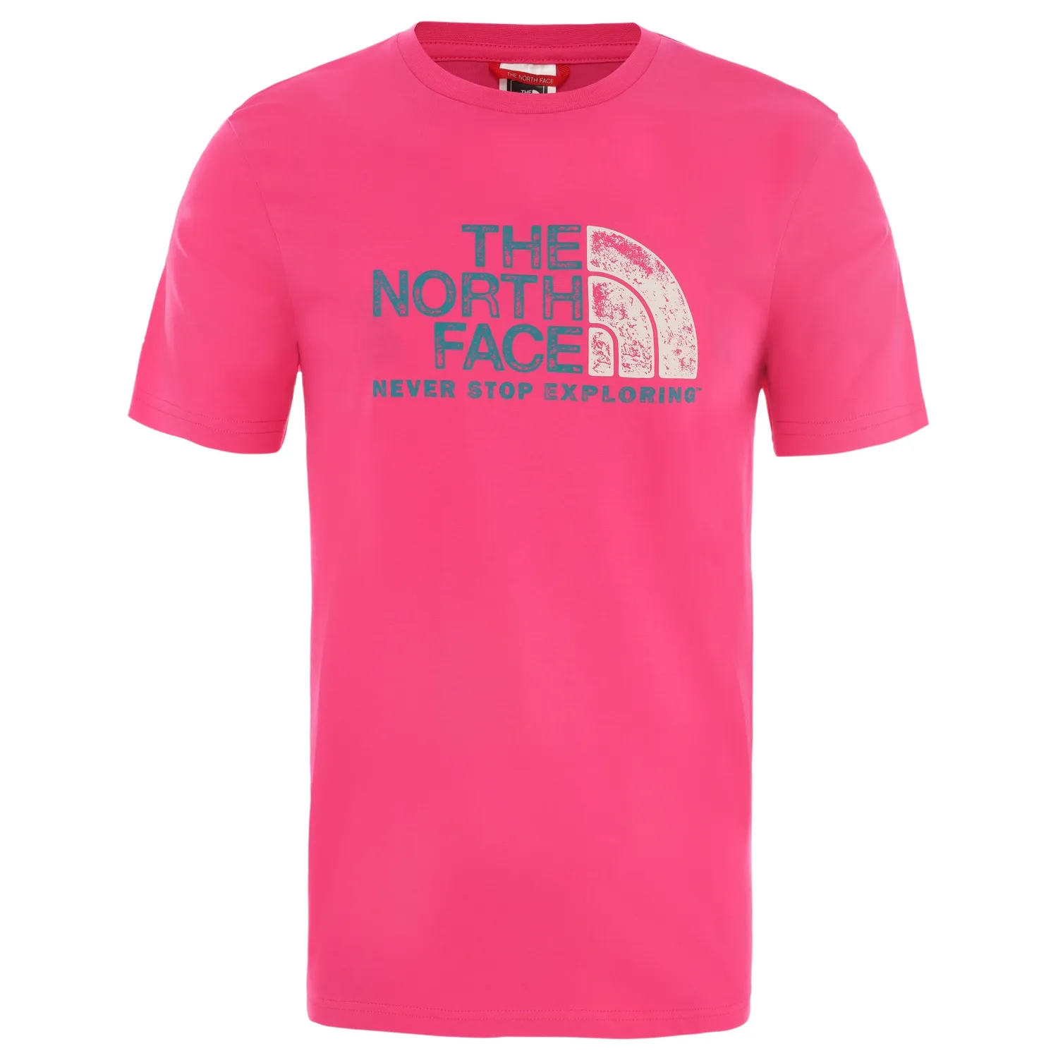 TSHIRT THE NORTH FACE MEN S/S RUST 2 TEE MR. PINK