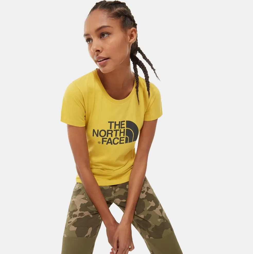 TSHIRT THE NORTH FACE WOMEN S/S EASY TEE BAMBOO YELLOW