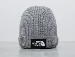 The North Face Logo Box Cuffed Beanie Hat