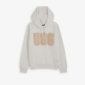 UGG hoodie logo sherpa