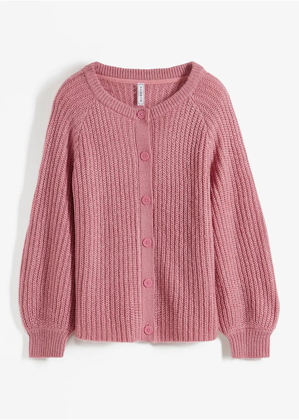 Vest met raglanmouwen   