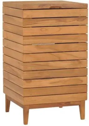 VidaXL Wasmand 40x40x70 cm massief teakhout