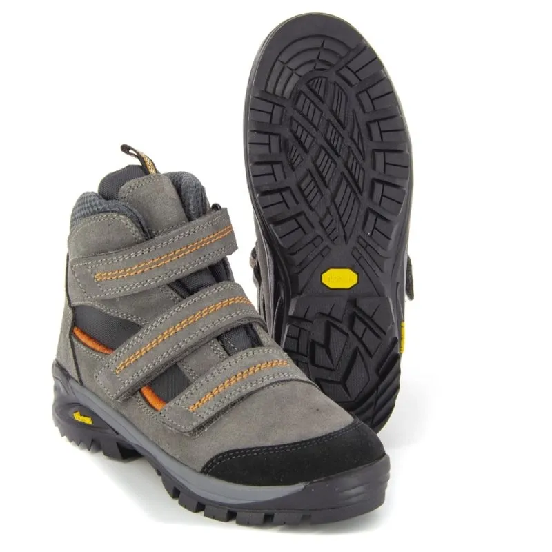 Wandelschoen Berghen Kids Sarezzo Velcro Asfalto Arancio