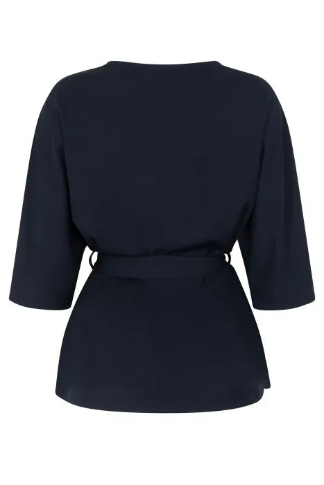 ZOSO BLOUSETOP MET STRIKCEINTUUR | JOAN